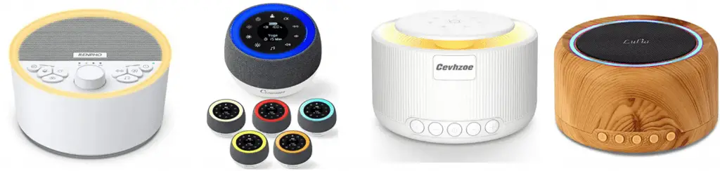how does white noise work. a selection of white noise machines