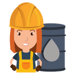 female worker wearing PPE