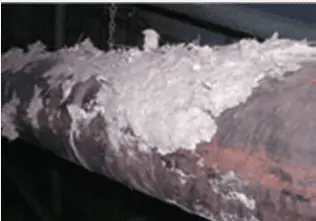 how dangerous is asbestos. degrading amosite pipe lagging